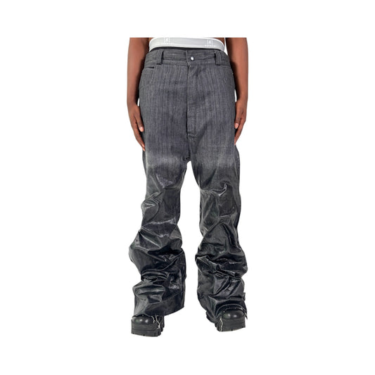 Ash Grey Corrupted Wax Denim
