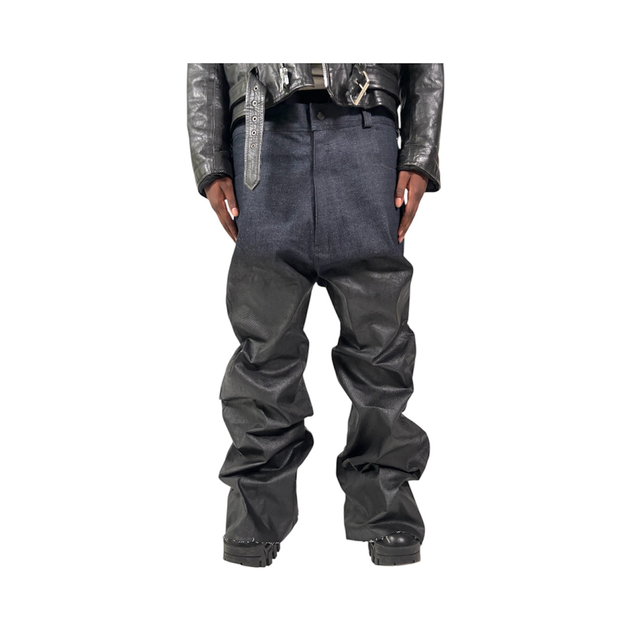 Indigo Corrupted Wax Denim