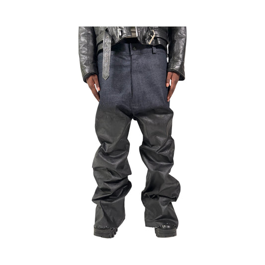 Indigo Corrupted Wax Denim